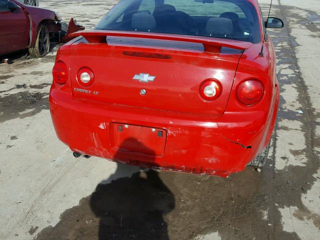 1G1AT18H497205958 - 2009 CHEVROLET COBALT LT RED photo 10