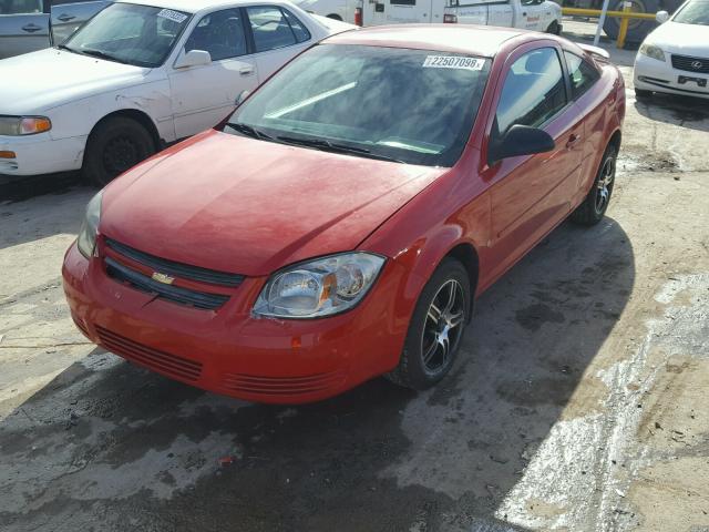 1G1AT18H497205958 - 2009 CHEVROLET COBALT LT RED photo 2