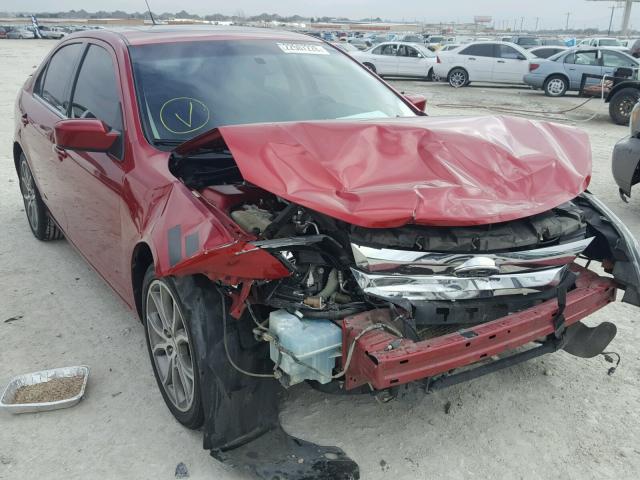 3FAHP0JGXAR416557 - 2010 FORD FUSION SEL RED photo 1