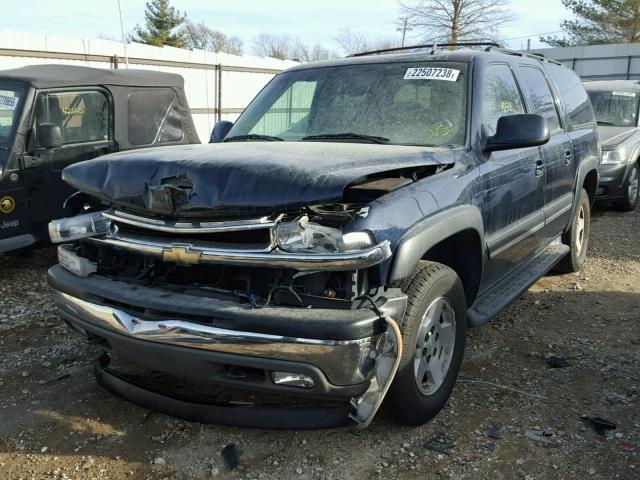 1GNFK16Z06J132346 - 2006 CHEVROLET SUBURBAN K BLUE photo 2