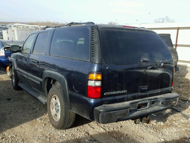 1GNFK16Z06J132346 - 2006 CHEVROLET SUBURBAN K BLUE photo 3