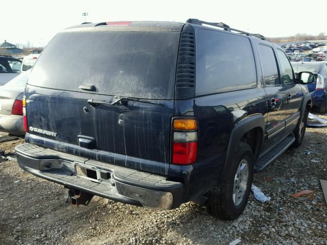 1GNFK16Z06J132346 - 2006 CHEVROLET SUBURBAN K BLUE photo 4