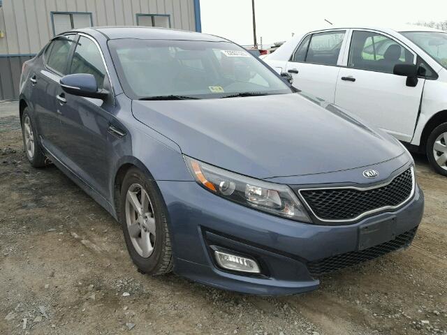 5XXGM4A76FG416096 - 2015 KIA OPTIMA LX BLUE photo 1