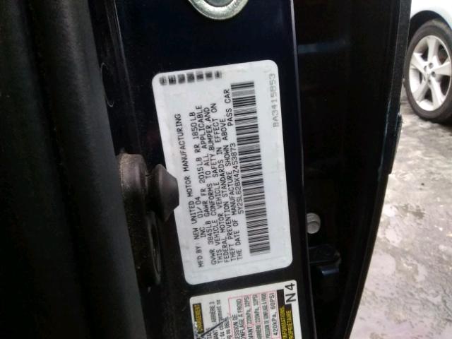 5Y2SL628X4Z453873 - 2004 PONTIAC VIBE BLUE photo 10