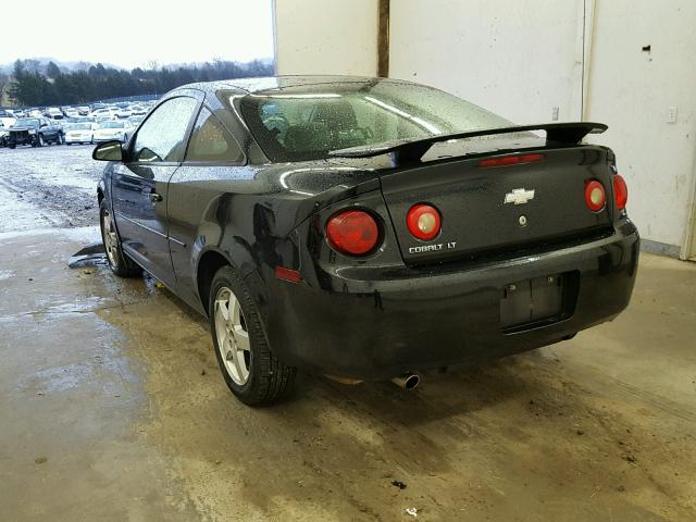 1G1AL15F867881635 - 2006 CHEVROLET COBALT LT BLACK photo 3