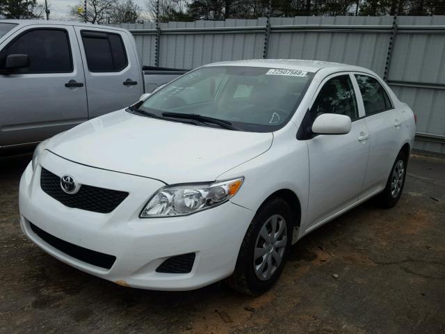 2T1BU40E39C115856 - 2009 TOYOTA COROLLA BA WHITE photo 2