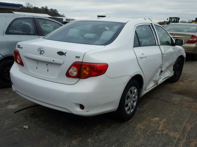 2T1BU40E39C115856 - 2009 TOYOTA COROLLA BA WHITE photo 4