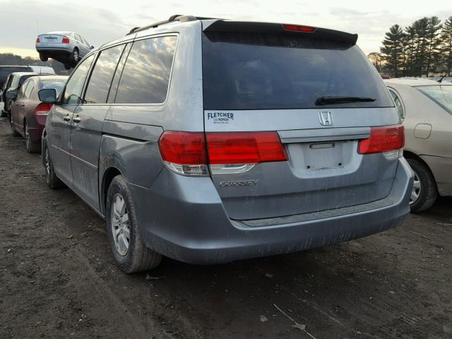 5FNRL387X8B017466 - 2008 HONDA ODYSSEY EX GRAY photo 3