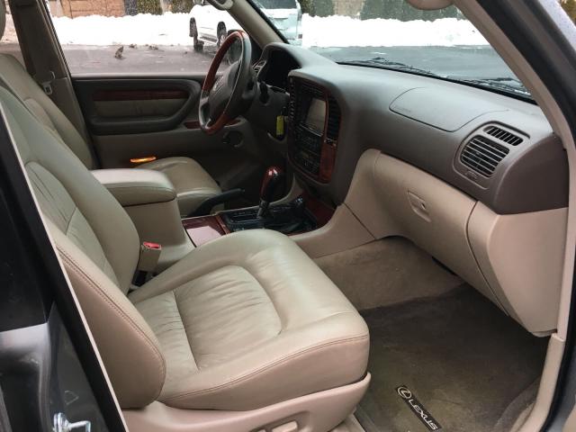 JTJHT00W113503046 - 2001 LEXUS LX 470 GRAY photo 8