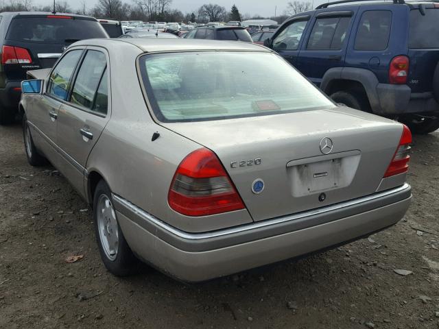 WDBHA22E2SF128808 - 1995 MERCEDES-BENZ C 220 BEIGE photo 3