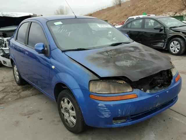 KL1TD52655B364675 - 2005 CHEVROLET AVEO BASE Mavi foto 1