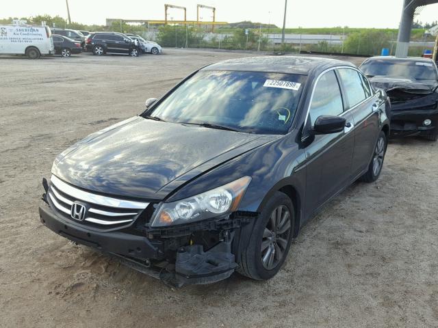 1HGCP3F85CA015357 - 2012 HONDA ACCORD EXL BLACK photo 2