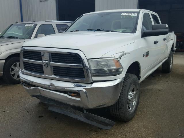 3C6UD5HL7CG315791 - 2012 DODGE RAM 2500 S WHITE photo 2