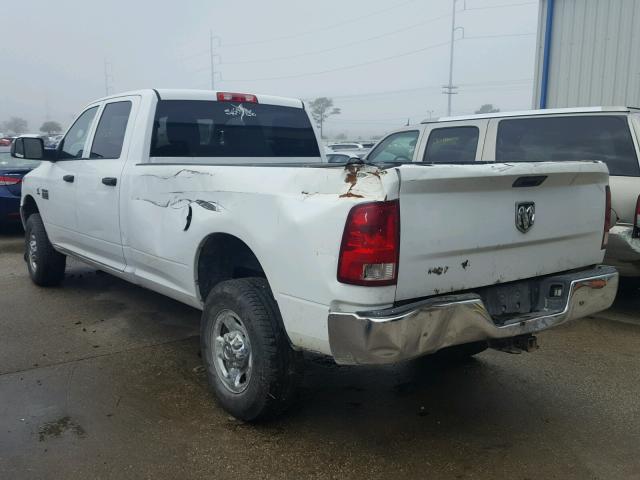 3C6UD5HL7CG315791 - 2012 DODGE RAM 2500 S WHITE photo 3