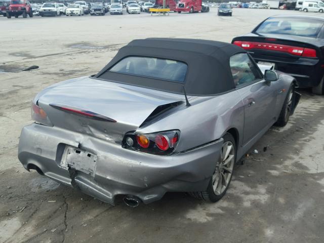 JHMAP21477S000569 - 2007 HONDA S2000 SILVER photo 4