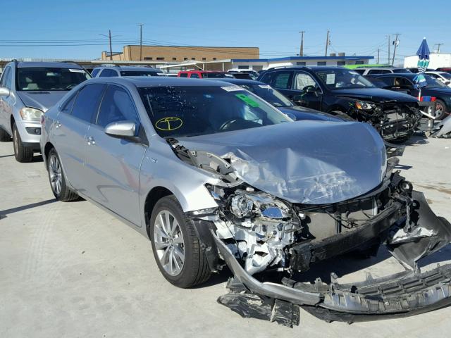 4T1BD1FK0FU161439 - 2015 TOYOTA CAMRY HYBR SILVER photo 1