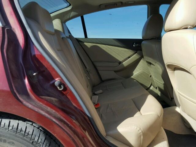 1N4BL2AP5AN462751 - 2010 NISSAN ALTIMA SR MAROON photo 6