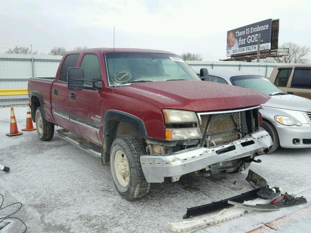 1GCHK23D76F144559 - 2006 CHEVROLET SILVERADO RED photo 1