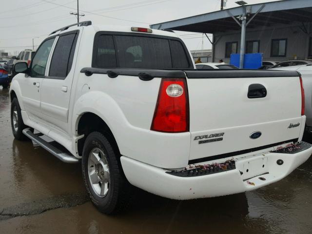 1FMDU67K65UA53376 - 2005 FORD EXPLORER S WHITE photo 3