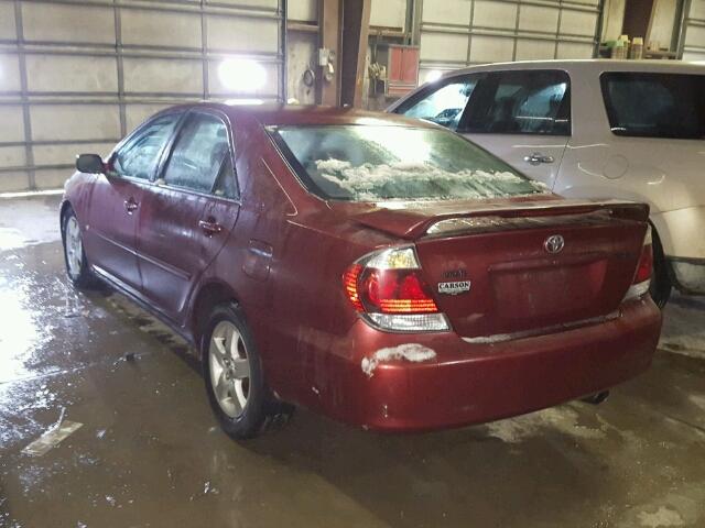 4T1BE32K96U114571 - 2006 TOYOTA CAMRY LE MAROON photo 3