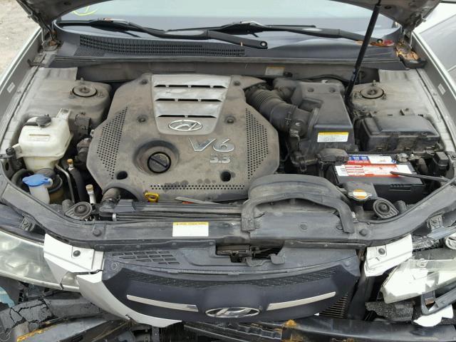 5NPEU46F68H301108 - 2008 HYUNDAI SONATA SE SILVER photo 7