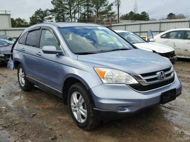 JHLRE3H71AC007943 - 2010 HONDA CR-V EXL BLUE photo 1