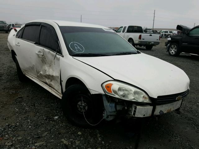 2G1WS57M491241063 - 2009 CHEVROLET IMPALA POL WHITE photo 1