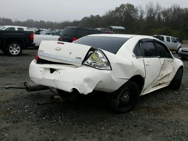 2G1WS57M491241063 - 2009 CHEVROLET IMPALA POL WHITE photo 4