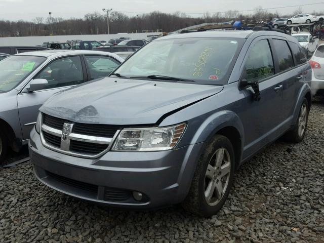 3D4GH57V29T222399 - 2009 DODGE JOURNEY SX SILVER photo 2