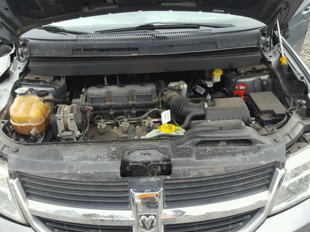 3D4GH57V29T222399 - 2009 DODGE JOURNEY SX SILVER photo 7