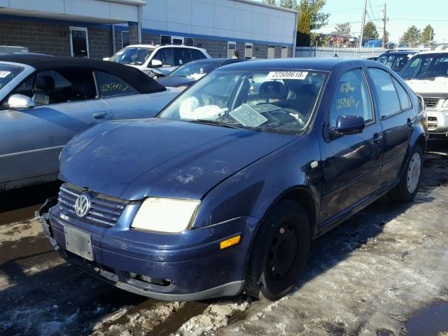 3VWSE29M6YM127983 - 2000 VOLKSWAGEN JETTA GLS BLUE photo 2