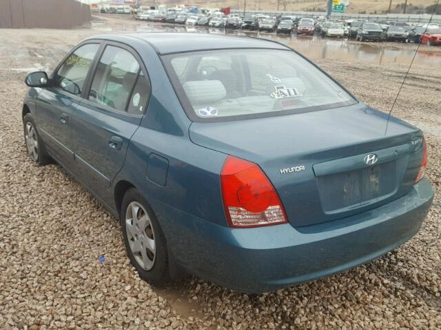 KMHDN46D36U278828 - 2006 HYUNDAI ELANTRA GL GREEN photo 3