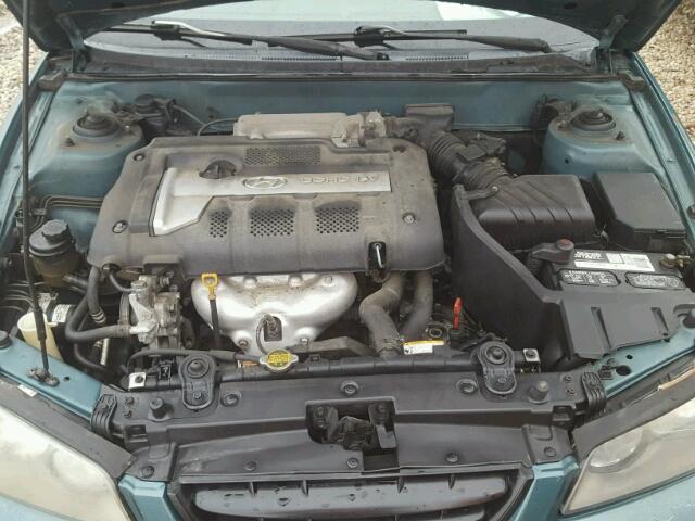 KMHDN46D36U278828 - 2006 HYUNDAI ELANTRA GL GREEN photo 7