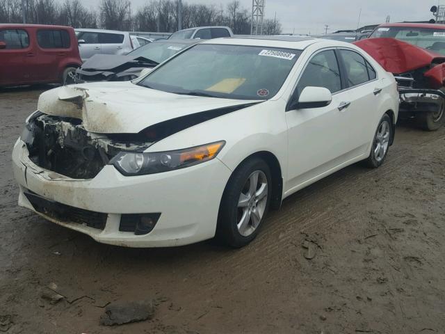 JH4CU2F68AC024960 - 2010 ACURA TSX WHITE photo 2