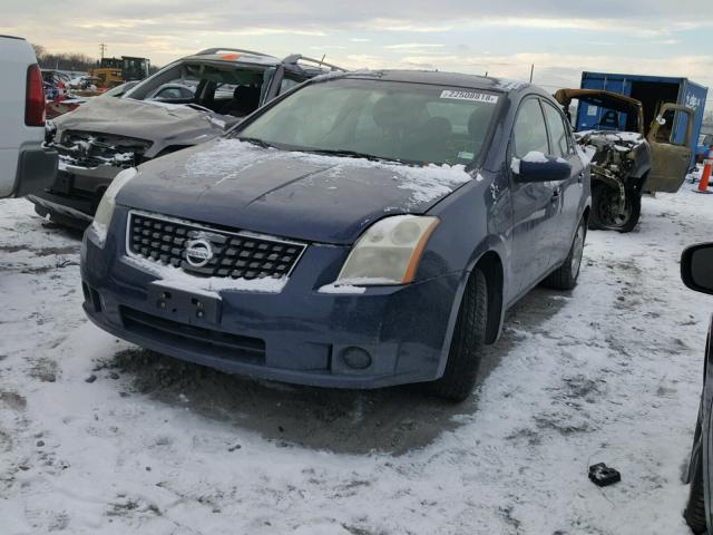 3N1AB61E47L708568 - 2007 NISSAN SENTRA BLACK photo 2