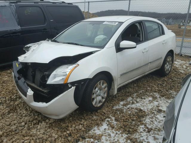 3N1AB6AP1BL634231 - 2011 NISSAN SENTRA 2.0 WHITE photo 2