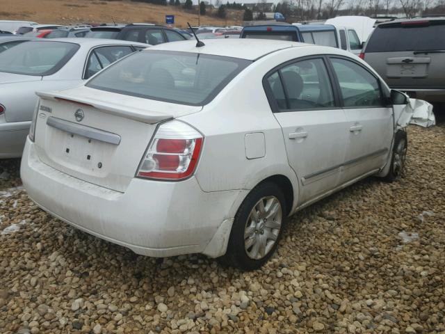 3N1AB6AP1BL634231 - 2011 NISSAN SENTRA 2.0 WHITE photo 4