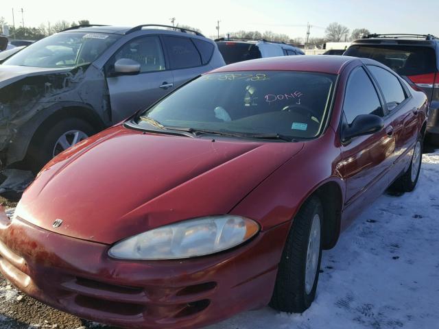 2B3HD46R53H545486 - 2003 DODGE INTREPID S RED photo 2