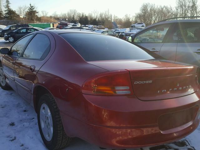 2B3HD46R53H545486 - 2003 DODGE INTREPID S RED photo 3