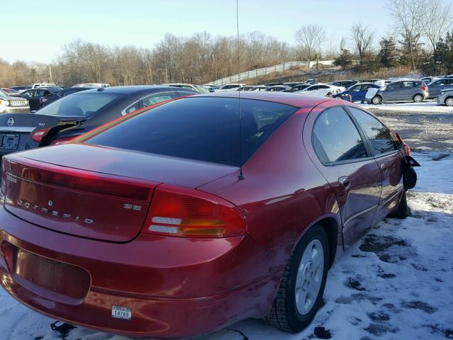 2B3HD46R53H545486 - 2003 DODGE INTREPID S RED photo 4