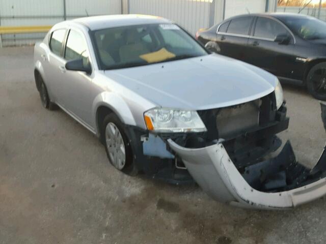 1B3BD4FB2BN558212 - 2011 DODGE AVENGER EX SILVER photo 1