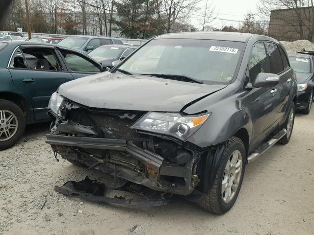 2HNYD28347H527556 - 2007 ACURA MDX TECHNO GRAY photo 2