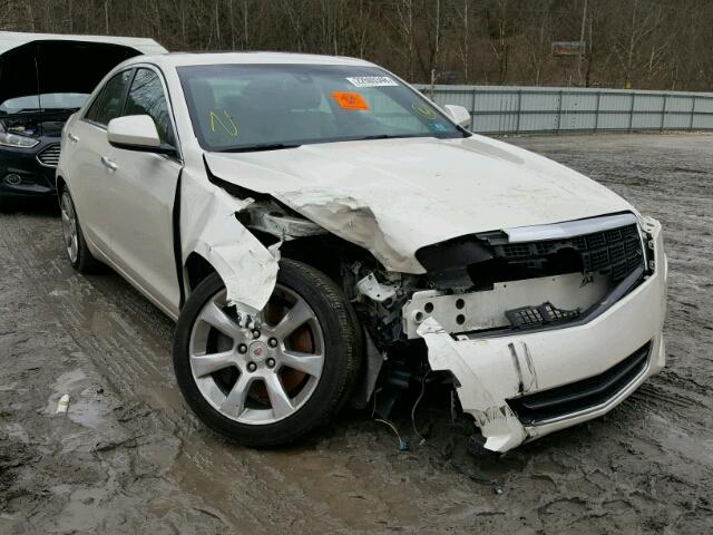 1G6AA5RA9D0114050 - 2013 CADILLAC ATS WHITE photo 1