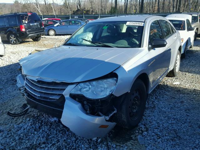 1C3LC46K08N122249 - 2008 CHRYSLER SEBRING LX BLUE photo 2