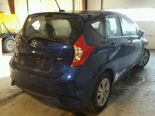 3N1CE2CP4HL354978 - 2017 NISSAN VERSA NOTE BLUE photo 4