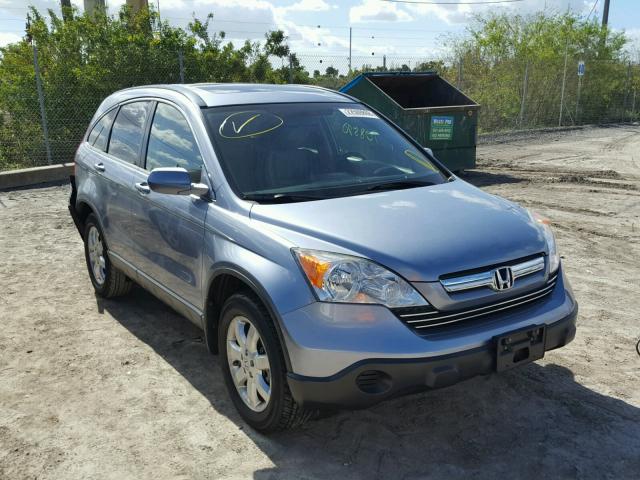 JHLRE48719C017681 - 2009 HONDA CR-V EXL BLUE photo 1