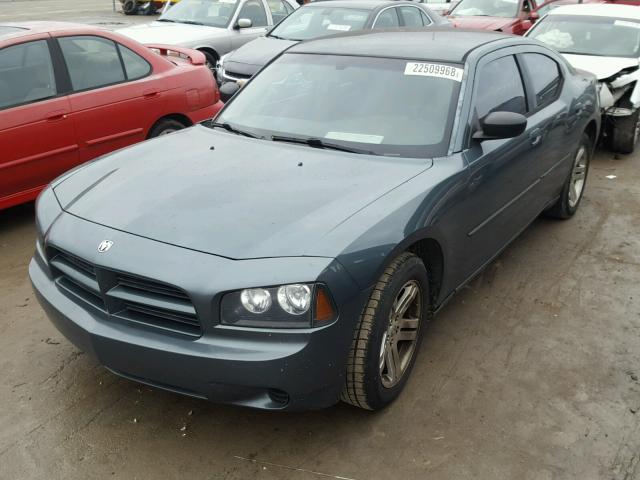 2B3KA43R46H379257 - 2006 DODGE CHARGER SE GREEN photo 2