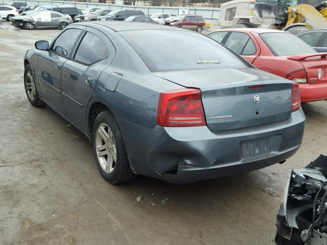 2B3KA43R46H379257 - 2006 DODGE CHARGER SE GREEN photo 3