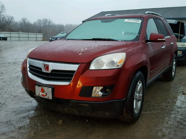 5GZEV23778J303048 - 2008 SATURN OUTLOOK XR წითელი ფოტო 2