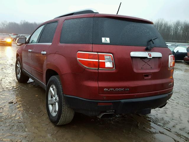 5GZEV23778J303048 - 2008 SATURN OUTLOOK XR წითელი ფოტო 3